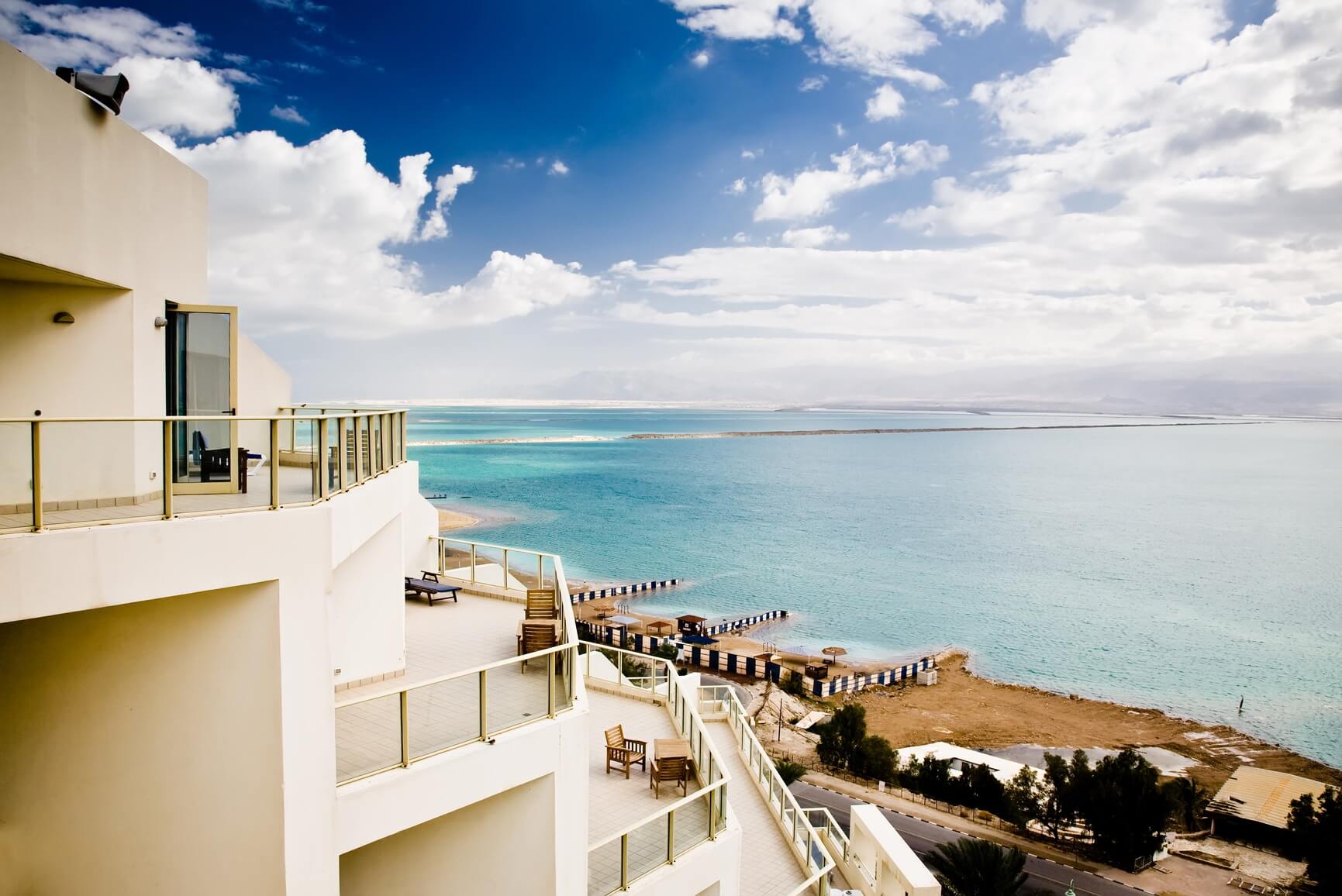 Beautiful View On The Dead Sea. Morning.